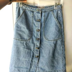 Denim Skirt-Size Medium